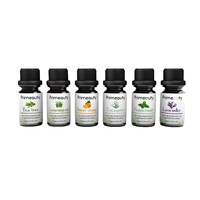 Diffuse citronnelle eucalyptus bergamote romarin menthe poivrée rose bois de santal fabricants parfum aromathérapie ensemble d'huiles essentielles