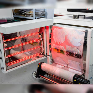 เครื่องพิมพ์ DTF อัตโนมัติ Dowin ขนาด 600 มม. แบบม้วนต่อม้วน หลายสี พร้อมหัวพิมพ์ <span class=keywords><strong>Epson</strong></span> I3200 จำนวน 2 หัว สำหรับพิมพ์ลงบนฟิล์ม PET สำหรับงานพิมพ์เสื้อฮู้ดดี้และงานสั่งทำเสื้อผ้า - Product Image 2