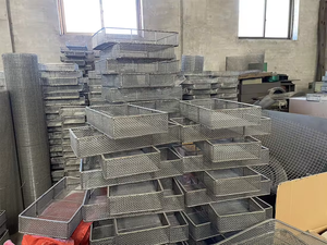 Scatola del vassoio della cassetta della maglia per i tubi di strumenti spessi manipolo strumenti dentali Organizer per sterilizzazione dell'autoclave - Product Image 5