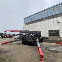 Grúa Araña Plegable de 10 Toneladas, Fácil de Manejar, Gran Capacidad de Escalada, Elevador para Minería y Construcción