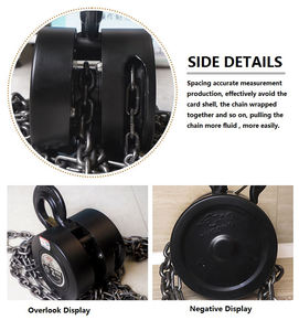 Palans à chaîne manuels à commande manuelle 1t 2t 3t 5t pour système de sonorisation Line Array - Product Image 6