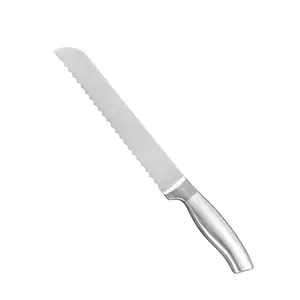 2023 coltelli fabbrica personalizzato 5 pezzi in acciaio inox manico cavo coltello da cucina Set Chef affettatrice per pane Utility coltello da cucina