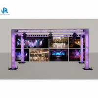 Système d'affichage portable pliable en alliage d'aluminium pour les expositions et les événements en plein air, certifié TUV