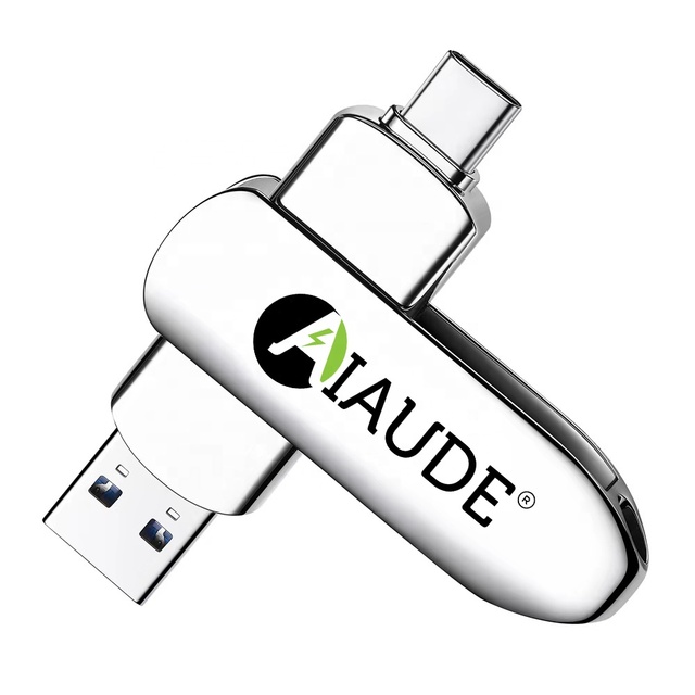 High Quality Type C to USB OTG Pen Drive 4GB to 1TB USB Type C Metal Flash Drive with Type C Connector