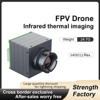 En Stock Moins Cher Détection UAV Playload Drone Imagerie Thermique Module Infrarouge Caméra Thermique pour Fpv Analogique