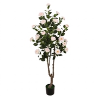 Fleurs artificielles nordiques en gros, faux camélias, bonsaïs, plantes en tissu, cadeaux de la Saint-Valentin, décorations de Noël