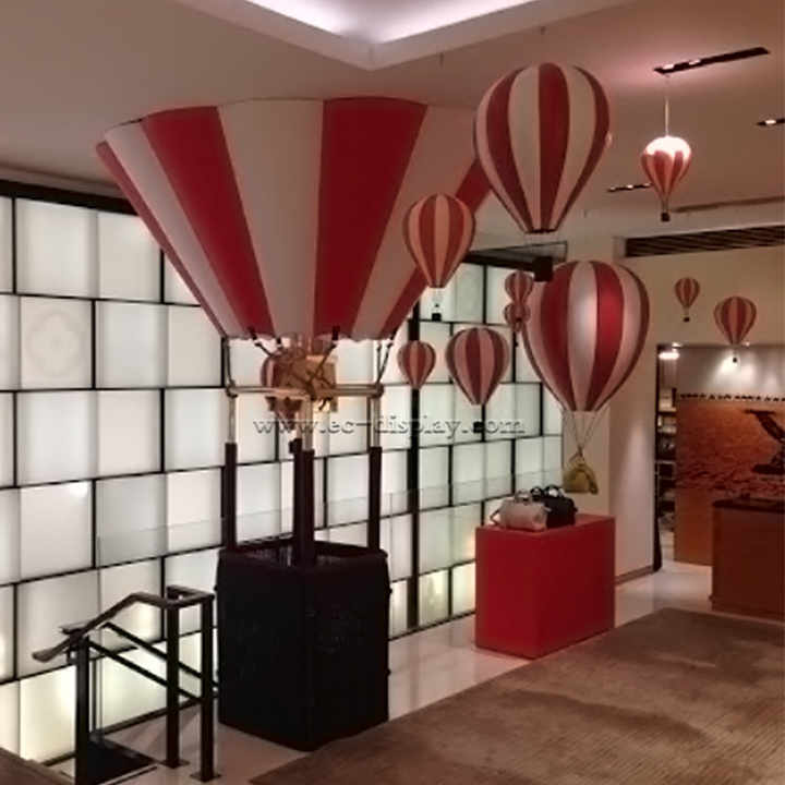 Window Display Fiberglass Balloons Sculpture Hot Air Balloon Decorative ...