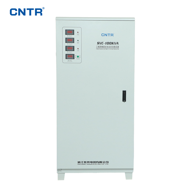 SVC 100kVA Industrial Power Voltage Stabilizer - Heavy Duty 3-Phase Regulator for Manufacturing & Large Facilities