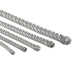 Tali kawat baja galvanis 1/8 "3/16" 1/4 "6x7 + FC <span class=keywords><strong>7X7</strong></span> untuk kabel pesawat - Product Image 2