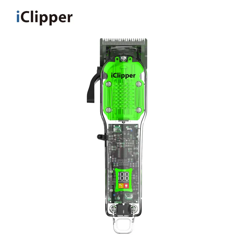 IClipper-Y11S USB 헤어 클리퍼 전문 무선 이발사 클리퍼 헤어 절단 충전식 수염 트리머