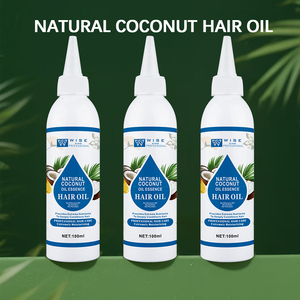 Sérum Huile Capillaire à la Noix de Coco 100ml Extrait de Menthe Poivrée Apaise le <span class=keywords><strong>Cuir</strong></span> <span class=keywords><strong>Chevelu</strong></span> et Restaure la Brillance et l'Élasticité des Cheveux Logo Personnalisé Usine Ordinaire - Product Image 3