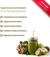 Échantillon Gratuit : Boisson Protéinée Super Alimentaire aux Vitamines et Poudre de Super Aliment Vert