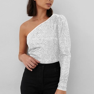 Monos sexys de <span class=keywords><strong>lentejuelas</strong></span> Rojas ostentosas más vendidos, monos de una pieza para mujer - Product Image 5