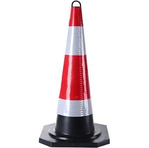 Cono de Seguridad Vial Reflectante de PVC <span class=keywords><strong>Naranja</strong></span> Flexible de Una Pieza de 30/45/70/90cm, Venta al Por Mayor de Fábrica OEM - Product Image 2