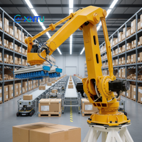 Système de palettisation robotisé automatique personnalisé à commande PLC haute capacité, moteur, solution tout-en-un, fournisseur certifié CE
