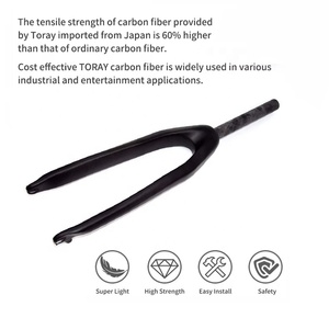<span class=keywords><strong>Fourche</strong></span> avant de vélo tout-terrain 20/<span class=keywords><strong>24</strong></span> <span class=keywords><strong>pouces</strong></span>, nouvelle génération, en fibre de carbone 3K, frein à disque, pour <span class=keywords><strong>VTT</strong></span> 20er 24er - Product Image 2