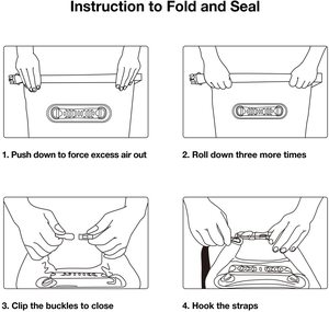 Ультралегкий Складной Водонепроницаемый рюкзак для походов, из ПВХ, объем 2 л, 10 л, 20 л, 30 л, 40 л - Product Image 5