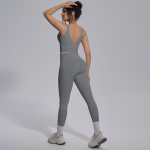<span class=keywords><strong>Abbigliamento</strong></span> <span class=keywords><strong>Sportivo</strong></span> Senza Maniche all'Ingrosso, Set Yoga Monocolore per Donne, <span class=keywords><strong>Abbigliamento</strong></span> <span class=keywords><strong>Sportivo</strong></span> Delicato sulla Pelle - Product Image 6