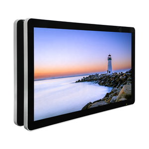 21.5 24inch Dual Side ống gắn quảng cáo xe buýt Màn hình hiển thị 1080p âm thanh đa phương tiện Video Player kỹ thuật số màn hình <span class=keywords><strong>TV</strong></span> - Product Image 3