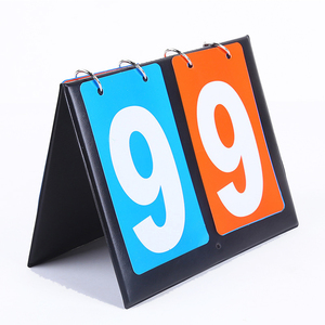 Compteur de score manuel de tableau de bord Portable pour volley-ball Tennis tableau de bord à deux chiffres <span class=keywords><strong>Flipper</strong></span> fournisseur de sport - Product Image 1