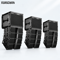 Sistem Speaker Line Array Dual 8 Inch LA 208 + SB18 dengan Subwoofer 18 Inch Sistem Audio PA Profesional