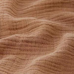 ขายส่ง Eco 2ชั้นเครปย่นผ้าลินินผ้าฝ้ายคู่ผ้ากอซมัสลินห่อผ้า - Product Image 3