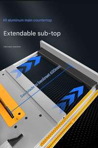 LUXTER 8-Zoll Rohrständer-Tischkreissäge/Erweiterbare Tischkreissäge - Product Image 5