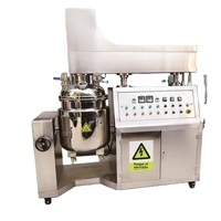 Émulsifiant sous vide en acier inoxydable de 50 litres, mélangeur cosmétique homogène, émulsification efficace, fonctionnement facile, nettoyage facile
