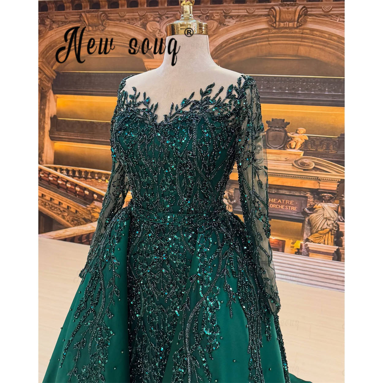 lace dress green long dress for wedding