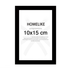 Cadre photo en bois MDF noir moderne et tendance de 50 x 70 cm, très vendu en Allemagne, adapté à la suspension murale et au placement sur un bureau - Product Image 1