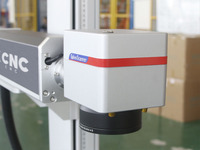 Machine de marquage laser à fibre de bureau 20W 30W, machine de gravure laser 3D avec fonction de positionnement à double lumière rouge