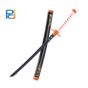 Épée en bambou <span class=keywords><strong>Shinobu</strong></span> Kocho pour Demon Slayer, lame en bambou, accessoires en plastique, poignée en PVC, <span class=keywords><strong>katana</strong></span> d'anime - Product Image 1