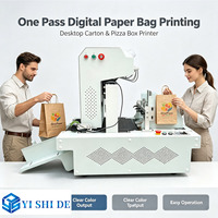 Machine d'impression numérique pour petits sacs en papier kraft, imprimante de sacs en papier, imprimante de sacs enveloppe, équipement d'impression couleur de bureau