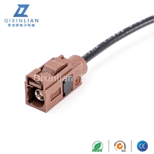 Brown Fakra Adapter Cable F Type Male <strong>to</strong> Female SMB Extension Coaxial Connector (RF) - Product Image 2