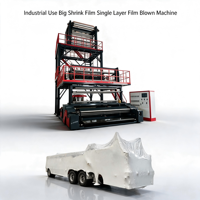 Souffleuse de film à grande largeur (3200 mm) pour film simple couche HDPE/LDPE, avec chargeur automatique, haute productivité et économie d'énergie