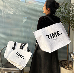 Sac de courses réutilisable personnalisé de grande taille, sac de déménagement, sac écologique recyclable, pliable, <span class=keywords><strong>portable</strong></span>, sac fourre-tout robuste, sacs en PP noirs - Product Image 3