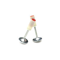 Vente en gros personnalisé mini épingle chaude rouge micro clou résistant au feu acier de haute qualité plastique et acier inoxydable matériaux
