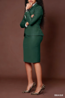 Fabricants de robes pour femmes, vêtements de bureau de haute qualité pour femmes, jupe slim avec décoration boutonnée, costumes d'affaires pour femmes