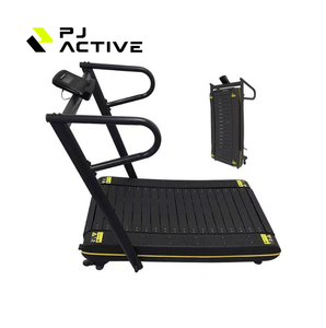 PINJIAN <span class=keywords><strong>Cinta</strong></span> de <span class=keywords><strong>correr</strong></span> de color grafito Máquina para caminar gimnasio curvada <span class=keywords><strong>plegable</strong></span> silenciosa sin energía para el hogar - Product Image 1