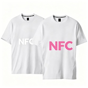 Fashion Vintage Letter Printed Pure Cotton NFC Washable Short-Sleeved Custom Oversized Men's T-shirts Street Wear Clothing - Product Image 1