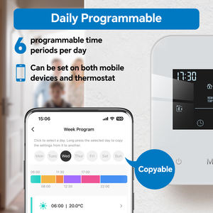 Touche tactile Tuya WiFi Zigbee Chaudière à gaz Thermostat de chauffage pour le contrôle de la température ambiante - Product Image 4