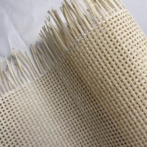 Open geweven katoenen webbingrol, 100% handgeweven net, handgemaakt katoenen gaas, rotan riet webbing, meubelmaterialen - Product Image 2