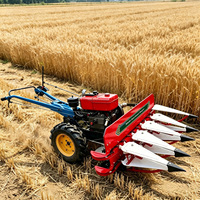 Moissonneuse manuelle Napier Grass Reaper pour luzerne, piment, maïs – Moissonneuse-pousseuse manuelle, mini-machine à récolter le blé et le riz