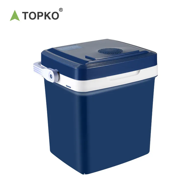 TOPKO Portable freezer mini foshan car refrigerator with battery inside the private car
