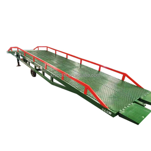 Rampe <span class=keywords><strong>de</strong></span> quai hydraulique mobile pliable pour chargement <span class=keywords><strong>de</strong></span> camions lourds, rampe <span class=keywords><strong>de</strong></span> nivellement pour conteneurs, 16 mètres, acier au carbone, 50 cm - Product Image 3