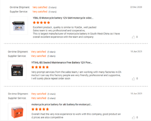 Batterie DENEL 6MG6.5L pour démarrage 12V 6.5Ah, remplacement à auto-décharge ultra-faible pour moto, VTT, UTV, scooter - Product Image 6