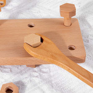 Boîte à outils en bois à faire soi-même, trousse de jeu de médecin, ensemble de jeu Montessori, cadeaux éducatifs précoces pour les garçons et les filles - Product Image 6