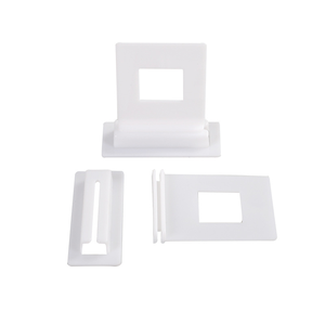 Clips de Plástico ABS Blancos para Estantes Corrugados, Conectores de Cartón para Exhibición de Accesorios, en Oferta - Product Image 5