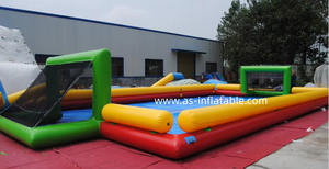 Arena <span class=keywords><strong>de</strong></span> Fútbol Inflable <span class=keywords><strong>de</strong></span> Grado Comercial con Redes <span class=keywords><strong>de</strong></span> Portería para Adultos y Niños - Product Image 6