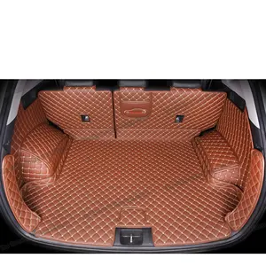 leather car trunk mat for hyundai tucson 2016 2017 2018 2019 2020 suv cargo liner accessories interior boot